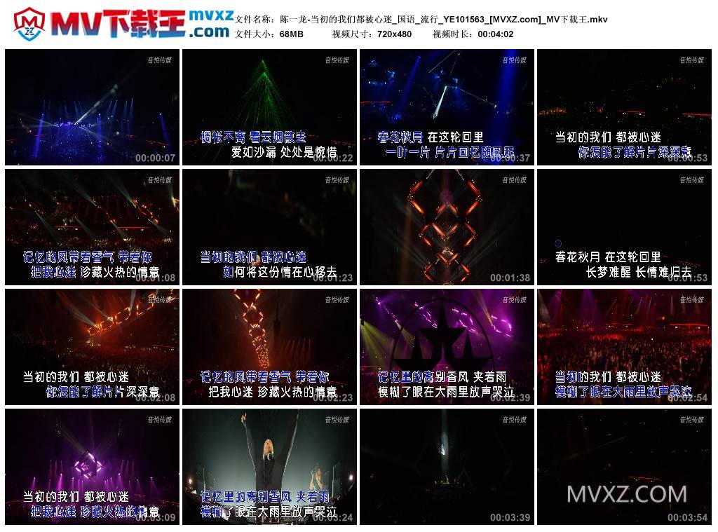 陈一龙-当初的我们都被心迷_国语_流行_YE101563